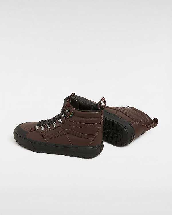 Brown Vans MTE Sk8-Hi DR Women Waterproof Shoes | VN1675384