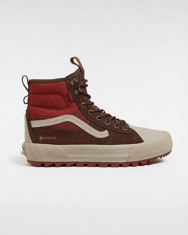 Brown Vans MTE Sk8-Hi Men Gore-tex Shoes | VN2419605