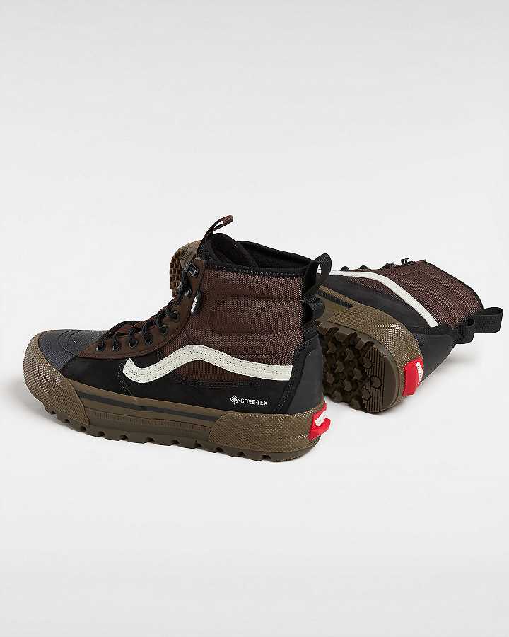 Brown Vans MTE Sk8-Hi Men Gore-tex Shoes | VN0957648