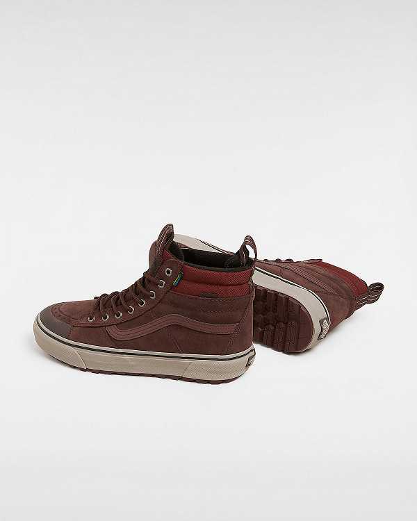 Brown Vans MTE Sk8-Hi Men Waterproof Shoes | VN3180645