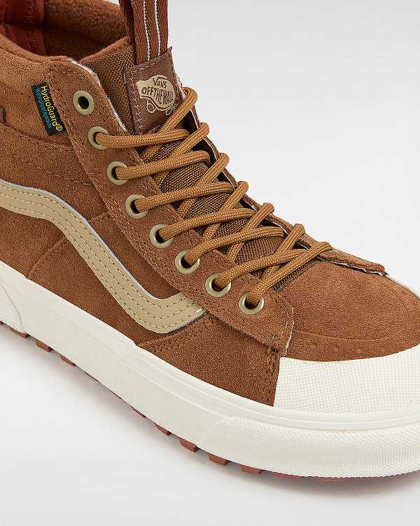 Brown Vans MTE Sk8-Hi Men Waterproof Shoes | VN0237815