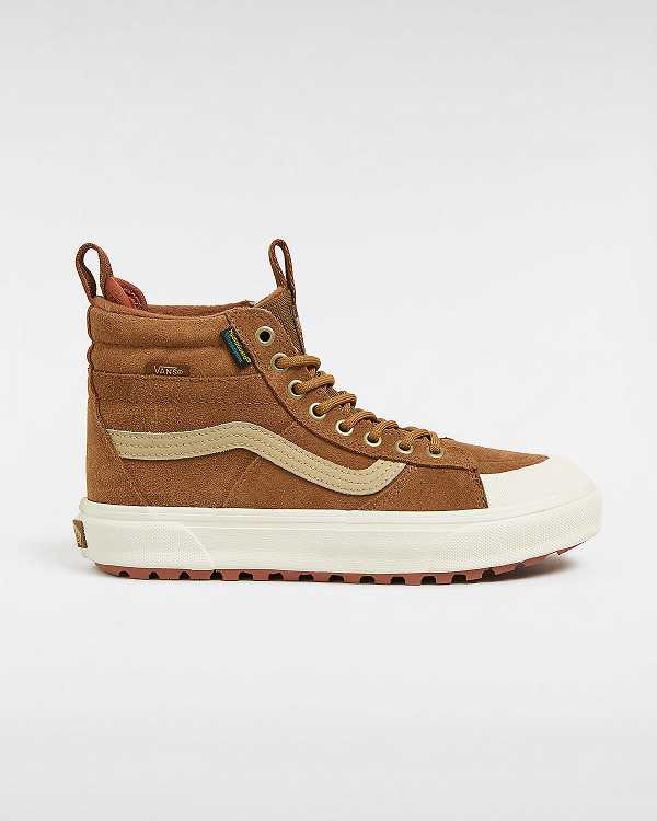 Brown Vans MTE Sk8-Hi Men Waterproof Shoes | VN0237815