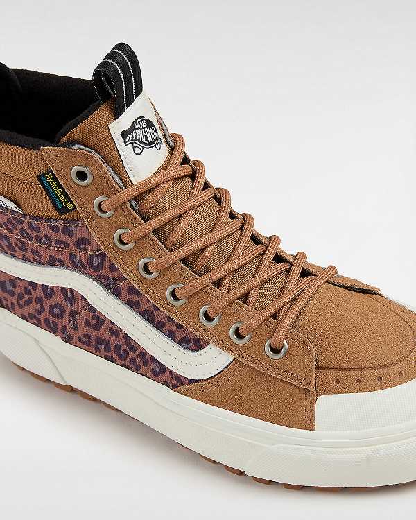 Brown Vans MTE Sk8-Hi Men Waterproof Shoes | VN0743915