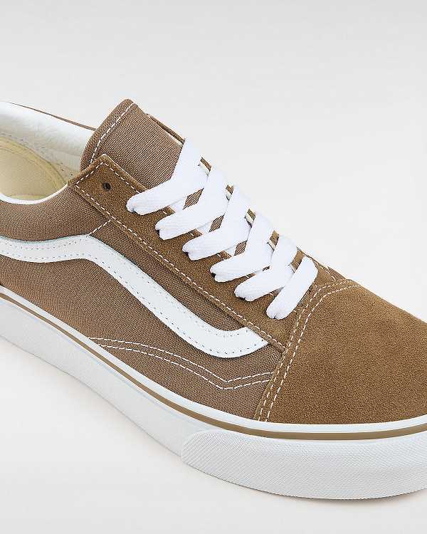 Brown Vans Old Skool Women Platform Shoes | VN7583642