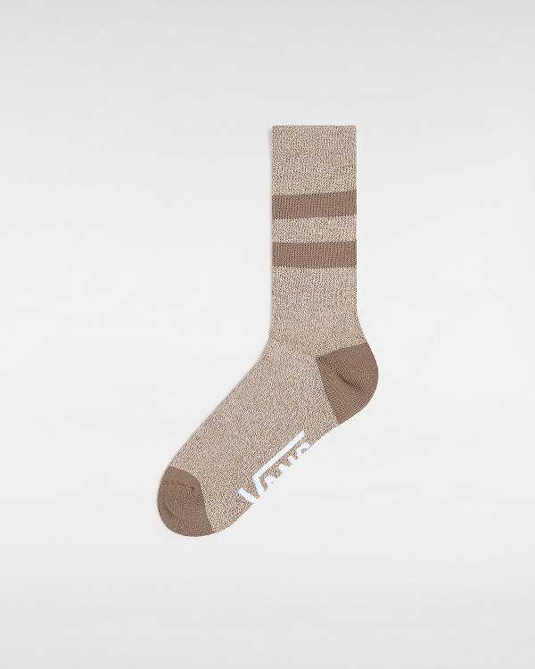 Brown Vans Original Crew (1 Pair) Unisex Socks | VN3280764