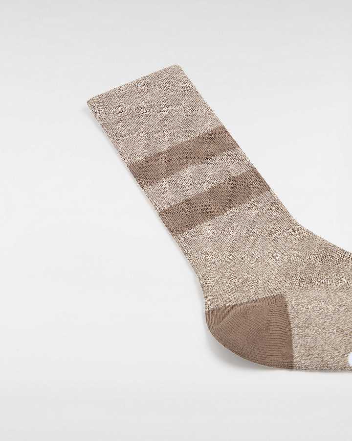 Brown Vans Original Crew (1 Pair) Unisex Socks | VN3280764