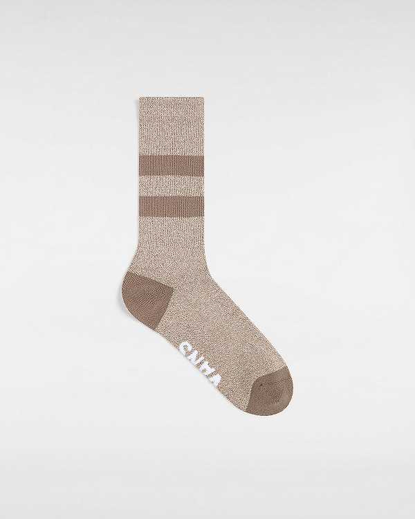 Brown Vans Original Crew (1 Pair) Unisex Socks | VN3280764