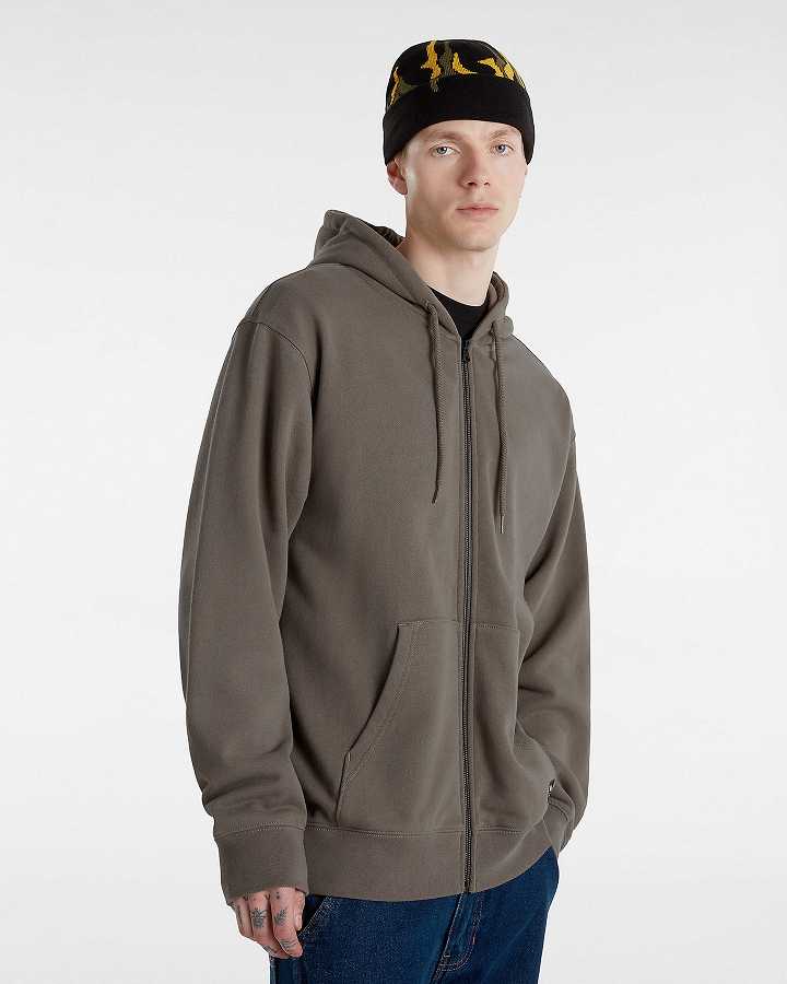 Brown Vans Original Standards Loose Men Hoodie | VN8146739