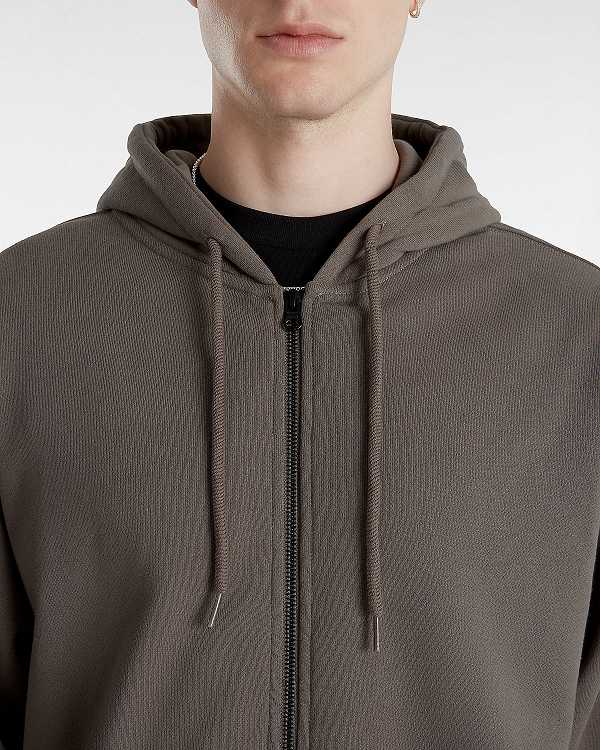 Brown Vans Original Standards Loose Men Hoodie | VN8146739