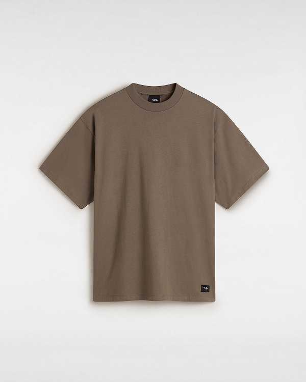 Brown Vans Original Standards Men T Shirts | VN8439207