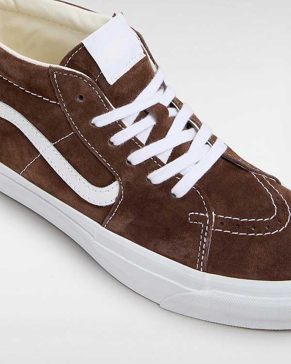 Brown Vans Premium Sk8-Mid 83 Men Sneakers | VN3718045