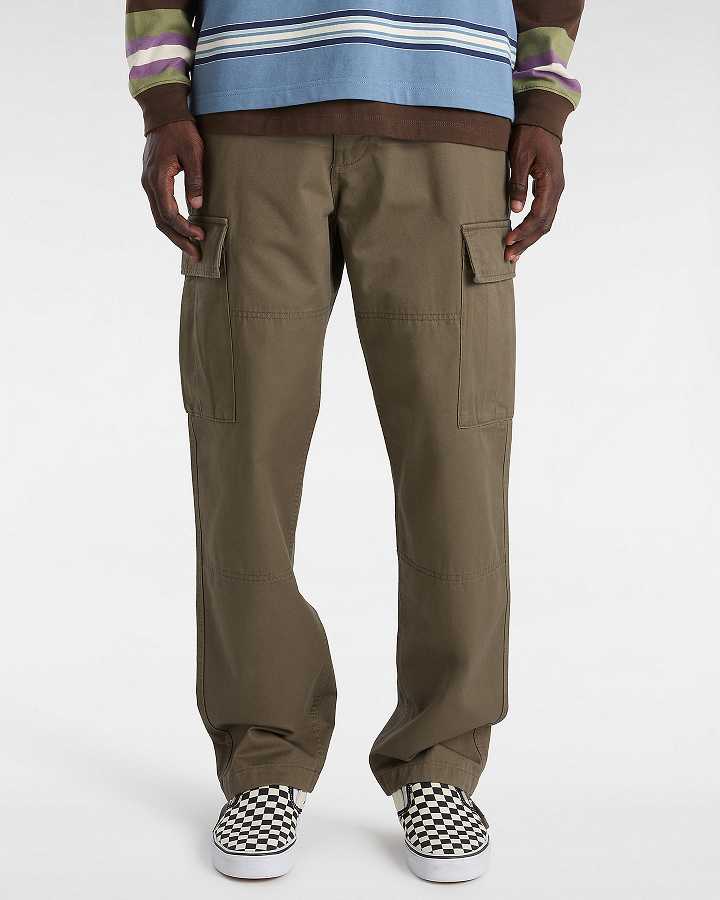 Brown Vans Service Cargo Loose Tapered Men Pants | VN4395216