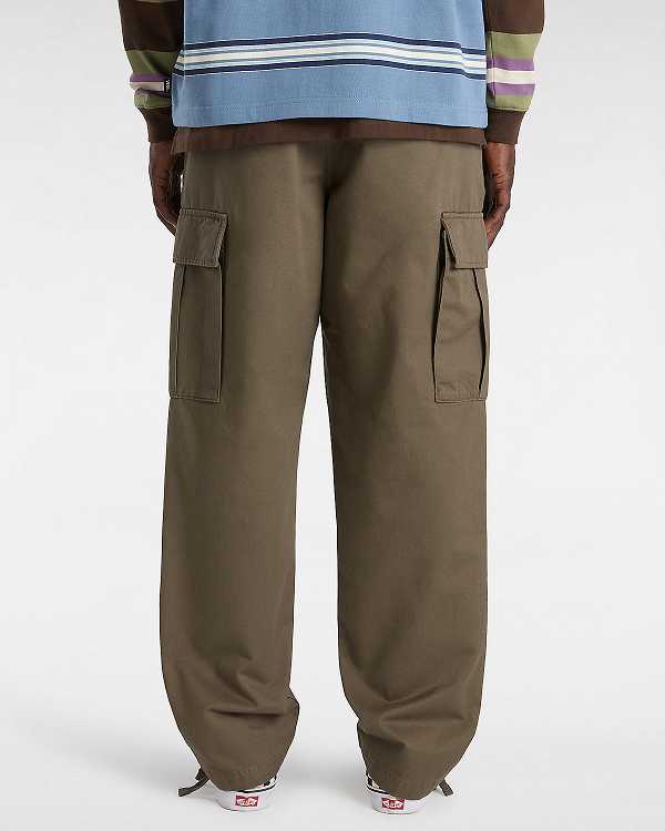 Brown Vans Service Cargo Loose Tapered Men Pants | VN4395216