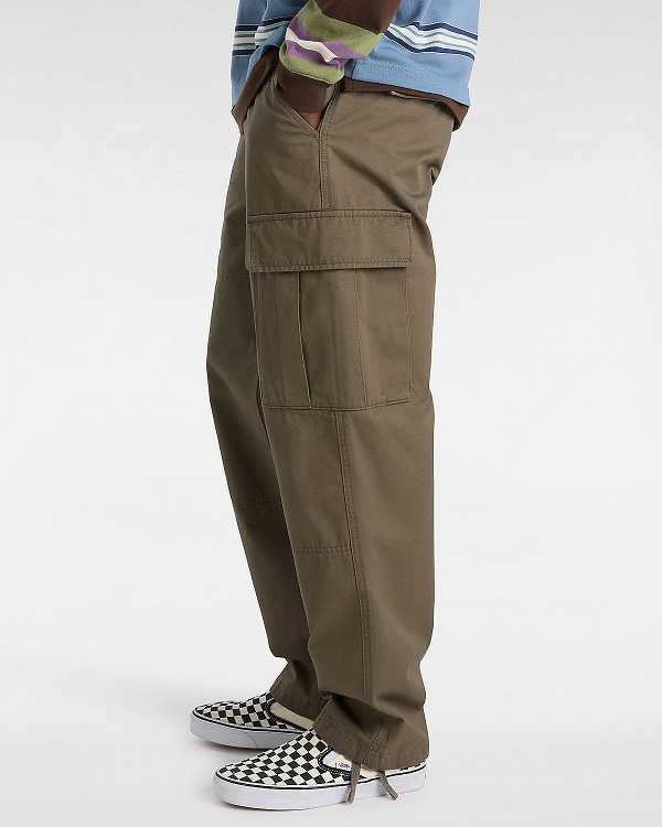 Brown Vans Service Cargo Loose Tapered Men Pants | VN4395216