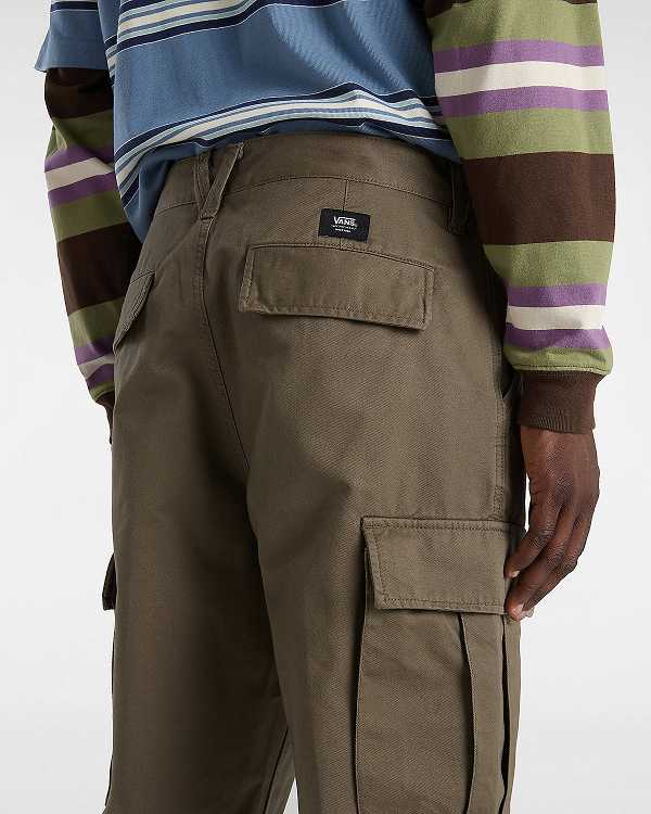 Brown Vans Service Cargo Loose Tapered Men Pants | VN4395216