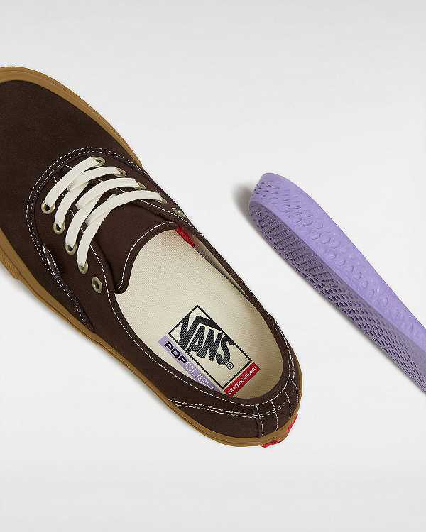 Brown Vans Skate Authentic Women Sneakers | VN2965437