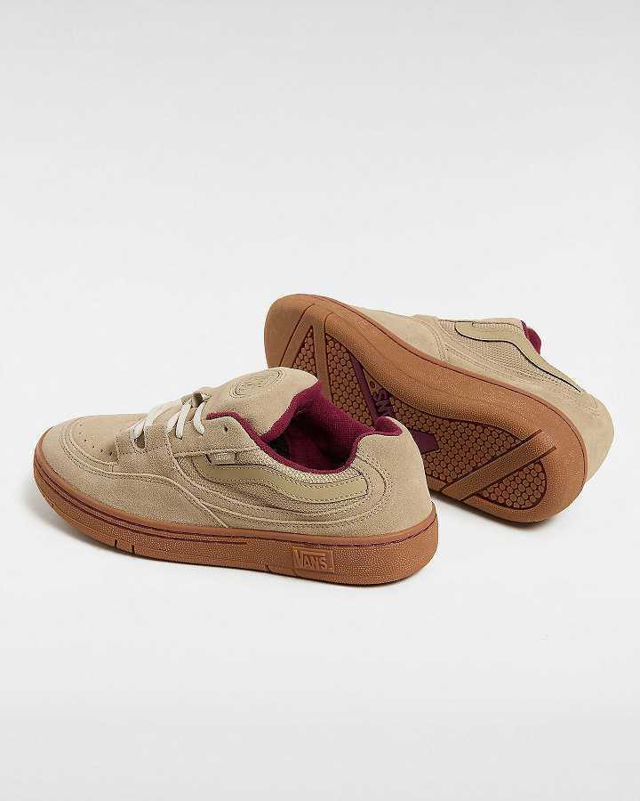 Brown Vans Speed Men Skate Shoes | VN0715329