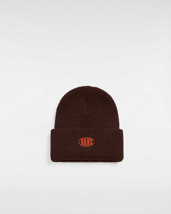 Brown Vans Spray On Cuff Unisex Beanie | VN2830957