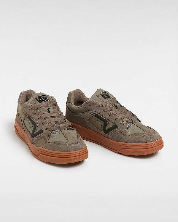 Brown Vans Upland Suede Women Sneakers | VN5913827