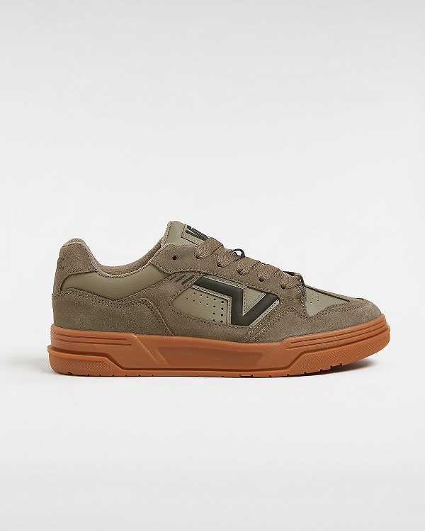 Brown Vans Upland Suede Women Sneakers | VN5913827