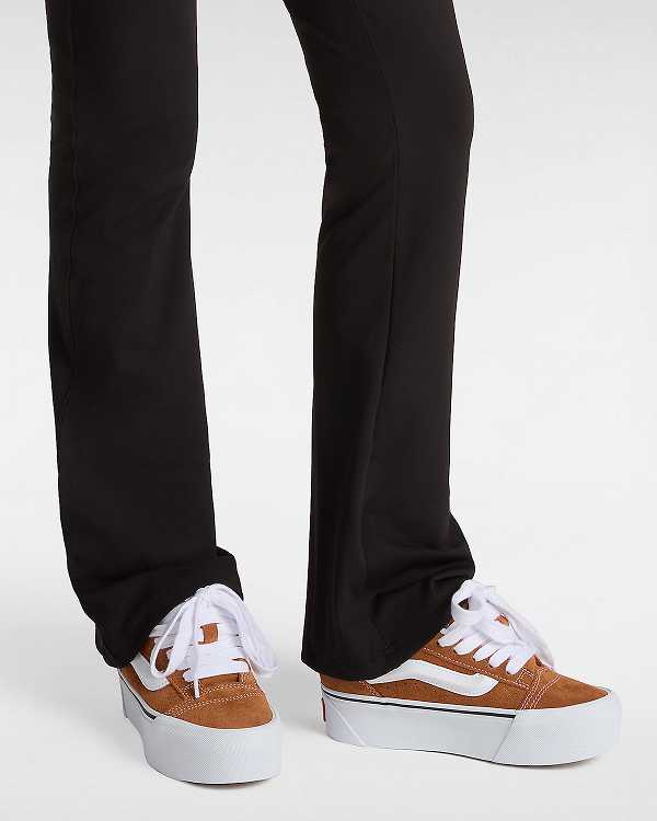 Brown / Orange Vans Knu Stack Women Sneakers | VN0627395