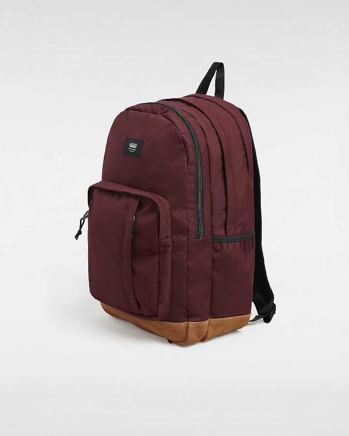 Burgundy Vans Old Skool Trek Unisex Backpacks | VN2108937