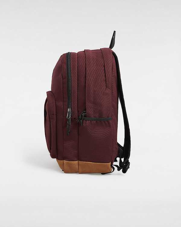 Burgundy Vans Old Skool Trek Unisex Backpacks | VN2108937