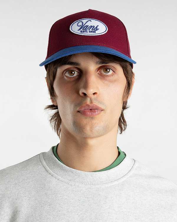 Burgundy Vans Y2V Unisex Hats | VN2703954