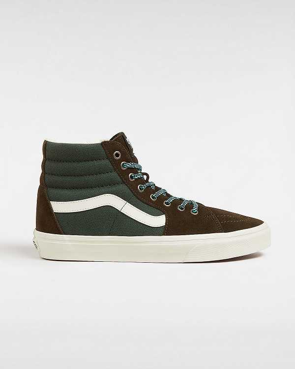 Green Vans Colour Theory Sk8-Hi Women Skate Shoes | VN3574829