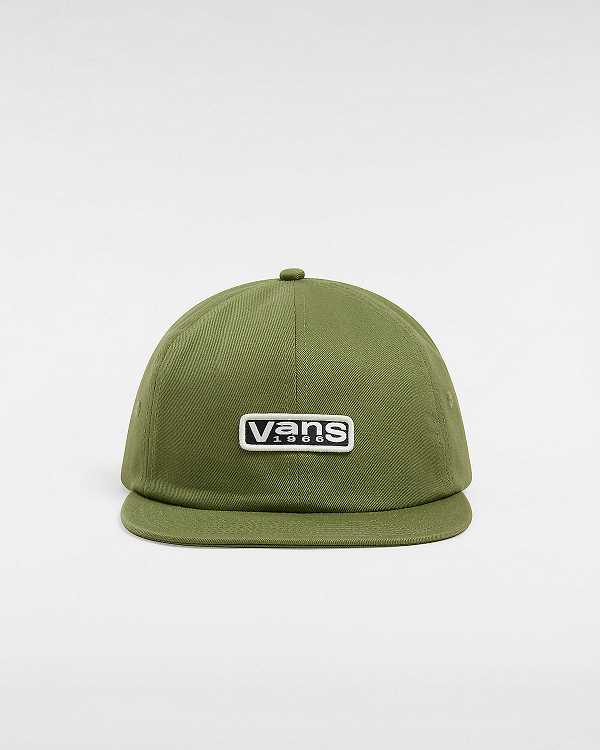 Green Vans Cushman Jockey Unisex Hats | VN4178930