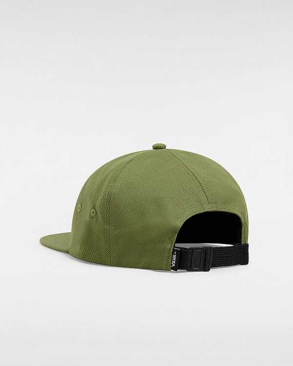 Green Vans Cushman Jockey Unisex Hats | VN4178930