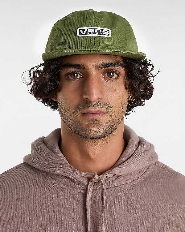 Green Vans Cushman Jockey Unisex Hats | VN4178930