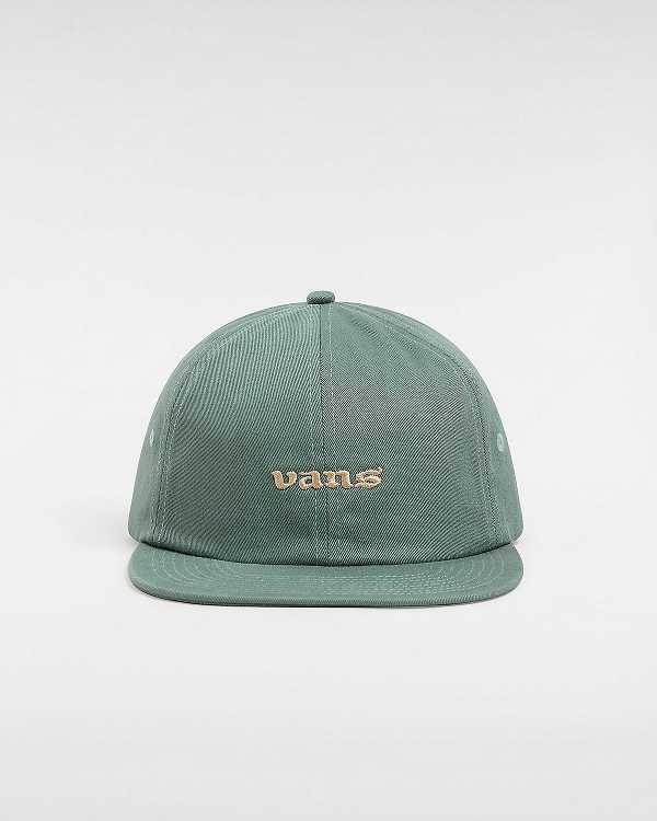 Green Vans Cushman Jockey Unisex Hats | VN5618432