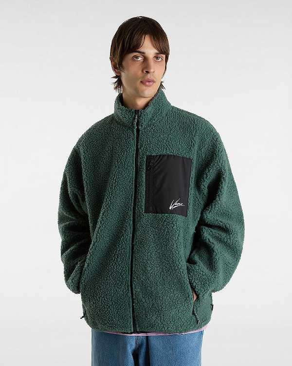 Green Vans Dettori Full Zip Men Jacket | VN5238697