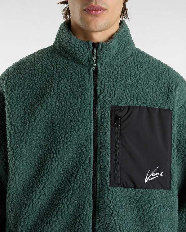 Green Vans Dettori Full Zip Men Jacket | VN5238697