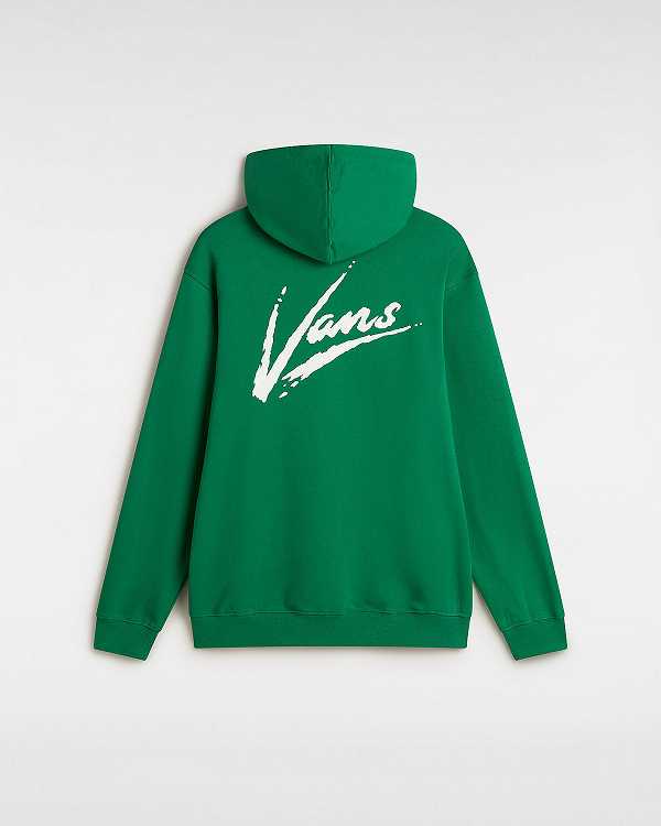 Green Vans Dettori Loose Men Hoodie | VN3801724