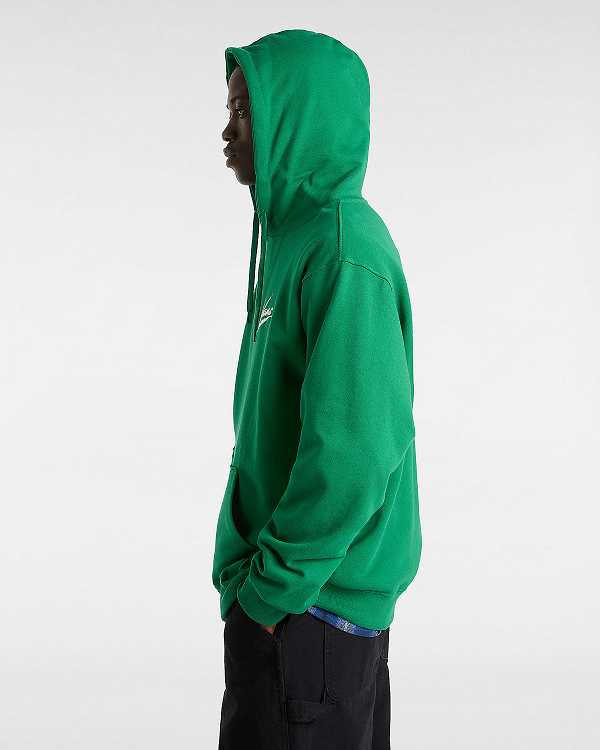 Green Vans Dettori Loose Men Hoodie | VN3801724