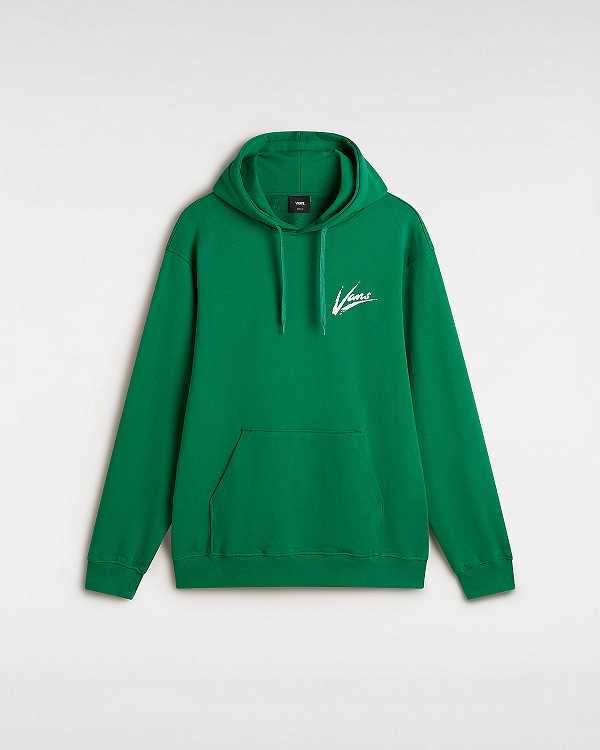 Green Vans Dettori Loose Men Hoodie | VN3801724