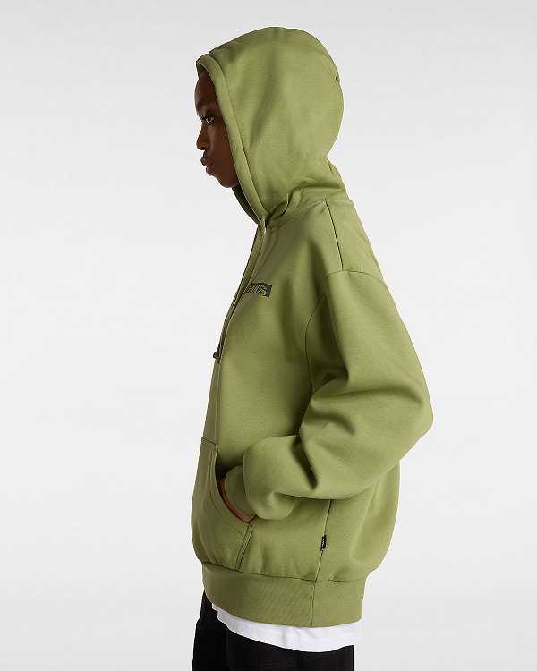 Green Vans Firemade Bloussant Women Hoodie | VN4962853