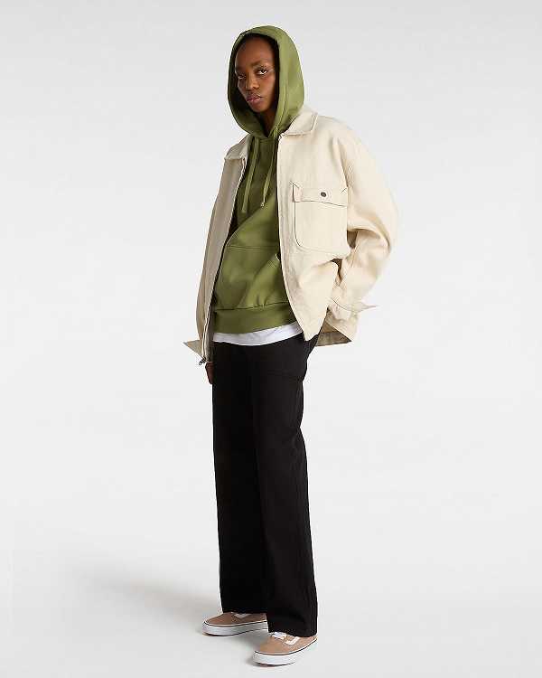 Green Vans Firemade Bloussant Women Hoodie | VN4962853