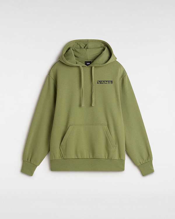 Green Vans Firemade Bloussant Women Hoodie | VN4962853