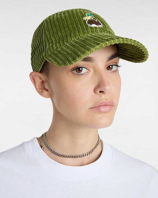 Green Vans Hosmer Curved Bill Unisex Hats | VN2630791