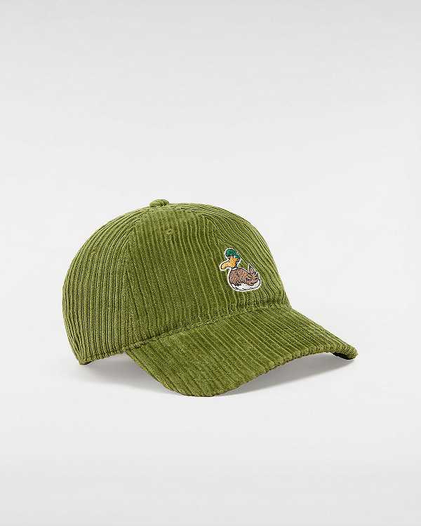 Green Vans Hosmer Curved Bill Unisex Hats | VN2630791