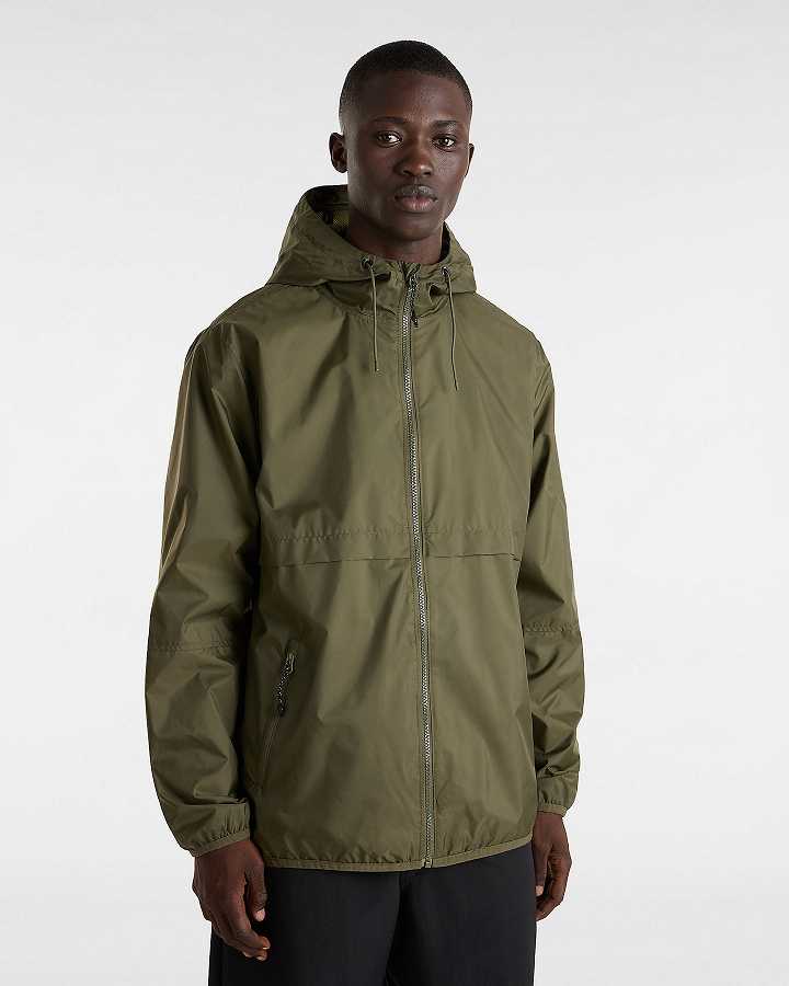 Green Vans MTE Lewis Men Windbreaker | VN8693215