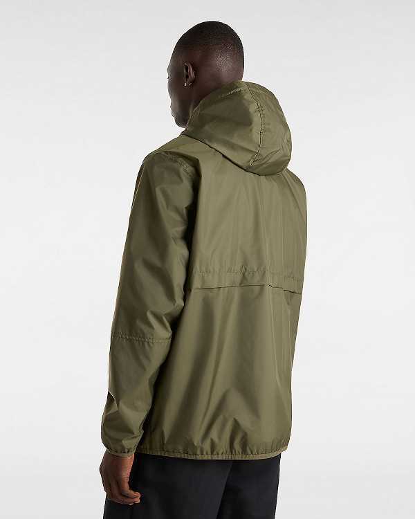 Green Vans MTE Lewis Men Windbreaker | VN8693215