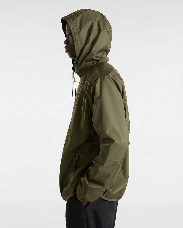 Green Vans MTE Lewis Men Windbreaker | VN8693215