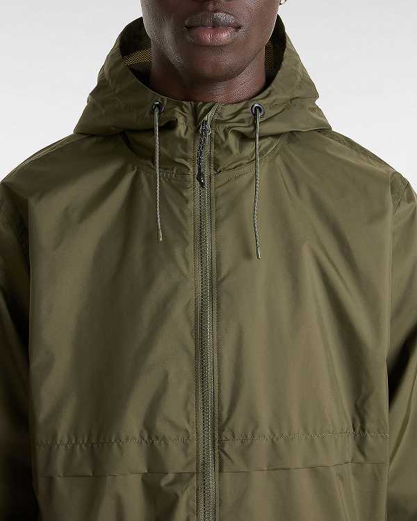 Green Vans MTE Lewis Men Windbreaker | VN8693215