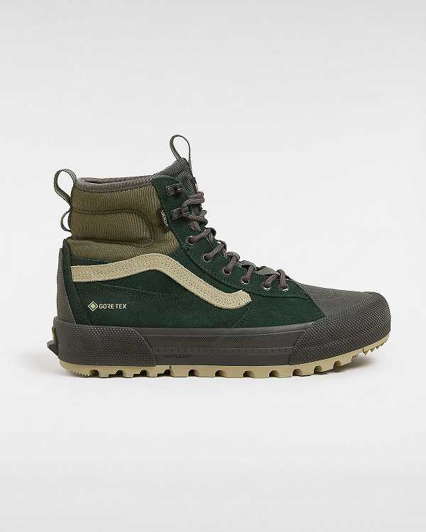 Green Vans MTE Sk8-Hi Men Gore-tex Shoes | VN6251973