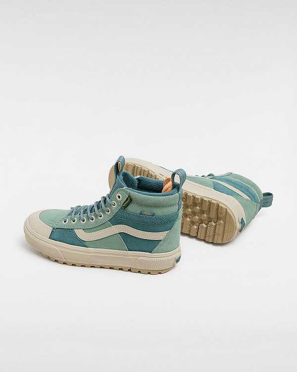 Green Vans MTE Sk8-Hi Women Waterproof Shoes | VN8704136