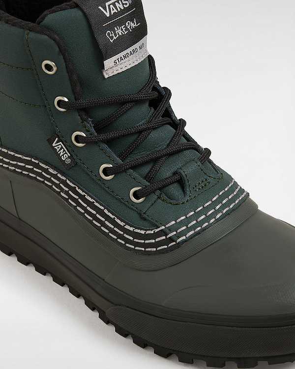 Green Vans MTE Standard Mid X Blake Paul Women Snow Boots | VN8613254